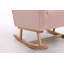 Chaise berçante en bois massif et manufacturé-91886258