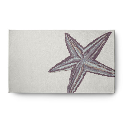 Tapis intérieur / extérieur mauve poussiéreux à imprimé animal Maquoketa