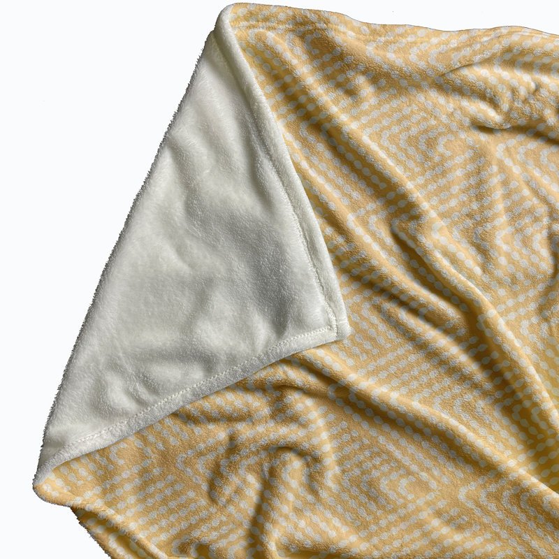 Couverture polaire Lifeflor Diamond, L 30 po x L 40 po, Maïs jaune
