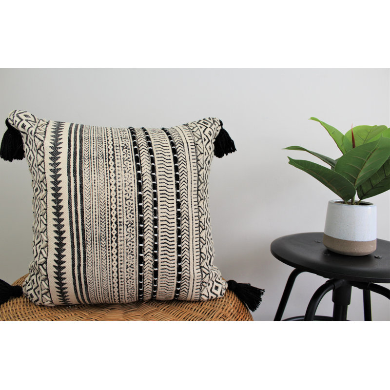 Housse de coussin en coton