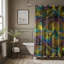 Couleurs psychédéliques - Rideau de douche Premium-248121171