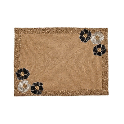 Soft Gold Flower Placemat