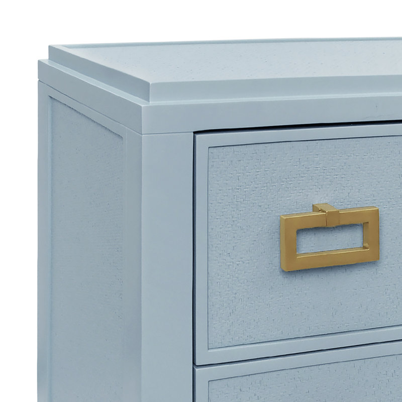Radley 3 - Drawer Nightstand, Light Blue
