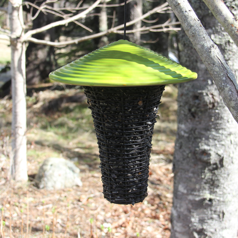 Mangeoire tubulaire pour oiseaux, Vert gazon