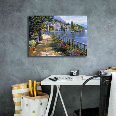 «Sunlit Stroll» par Howard Behrens, impression sur toile giclée sur toile