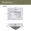 Petit meuble-lavabo moderne de 20 pouces avec lavabo en céramique - 20 * 14,5 * 33,3 pouces-1166634351