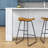 Younts Upholstered Counter Stool with Metal Frame-286438435-286438434