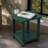 Outdoor HDPE Adirondack 2-Tier Weatherproof Patio Side Table-1173014621
