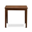 Ensemble de salle à manger 5 pièces, hauteur comptoir, comprenant une table de cuisine carrée et 4 chaises, 91 x 91 cm, acajou-1181803194-1181803188