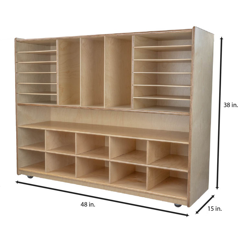 Rangement multiple avec 10 plateaux assortis, Orange, Oui
