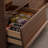 Simple solid wood square coffee table simple