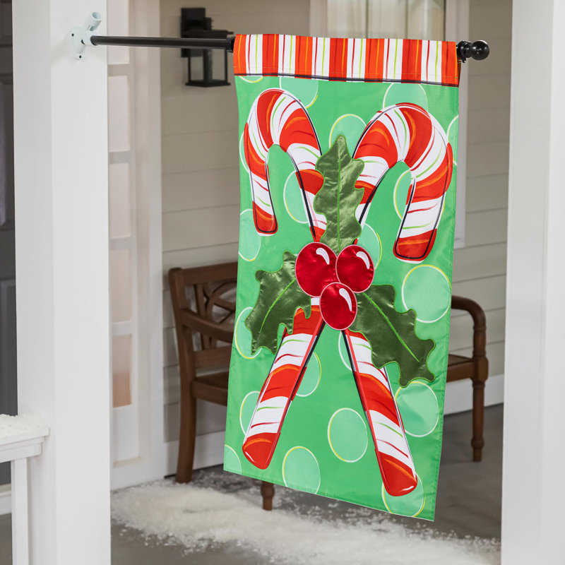 Drapeau de maison Candy Cane