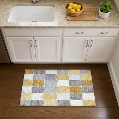 Premium Machine Washable Tiana Geometric Rug