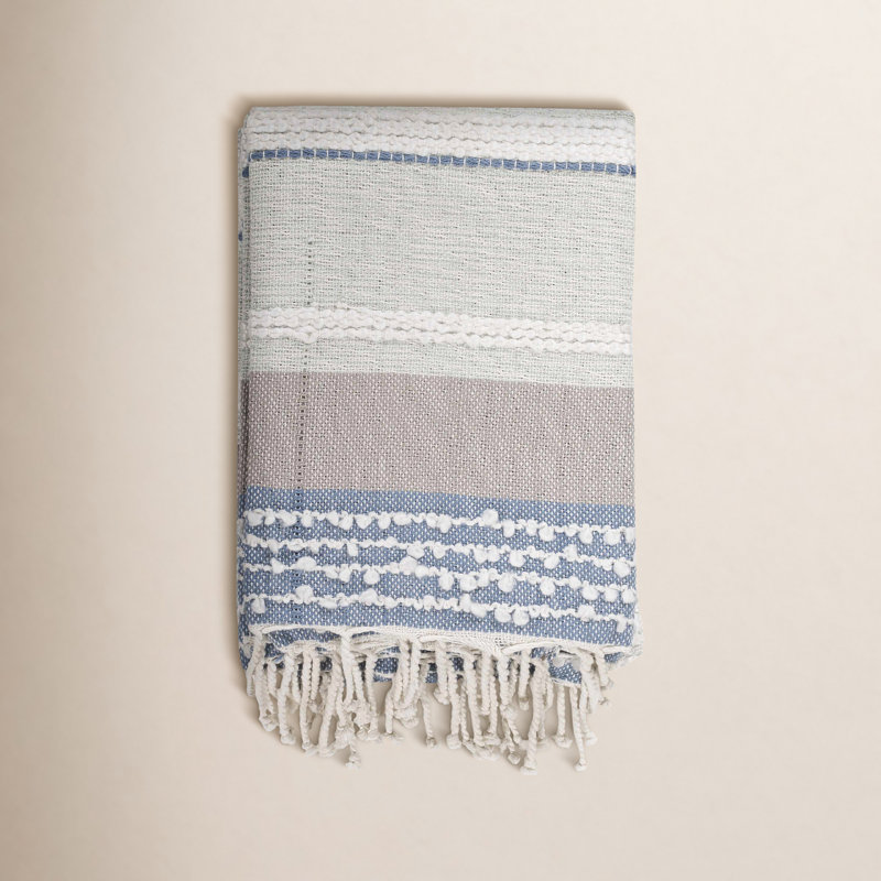 Jeté Bara, Gris / denim