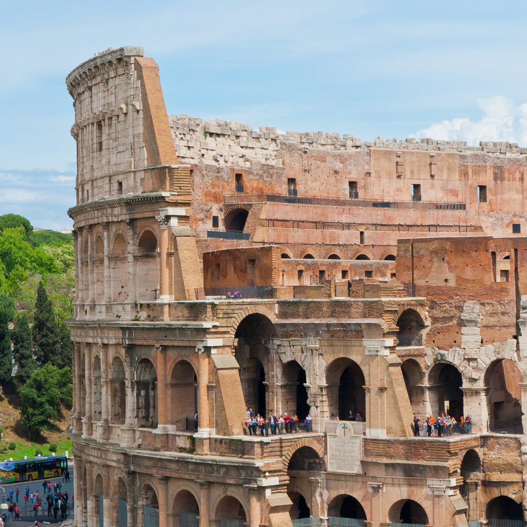 Das Kolosseum in Rom, Italien - Foto auf Leinwand