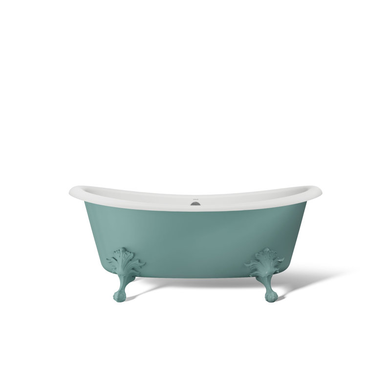 Artifacts 66-1/8 In. X 32-1/2 In. Freestanding Bath, 150th Spring Green