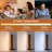 Square Solid Wood Dimmable LED Table Lamp-543402
