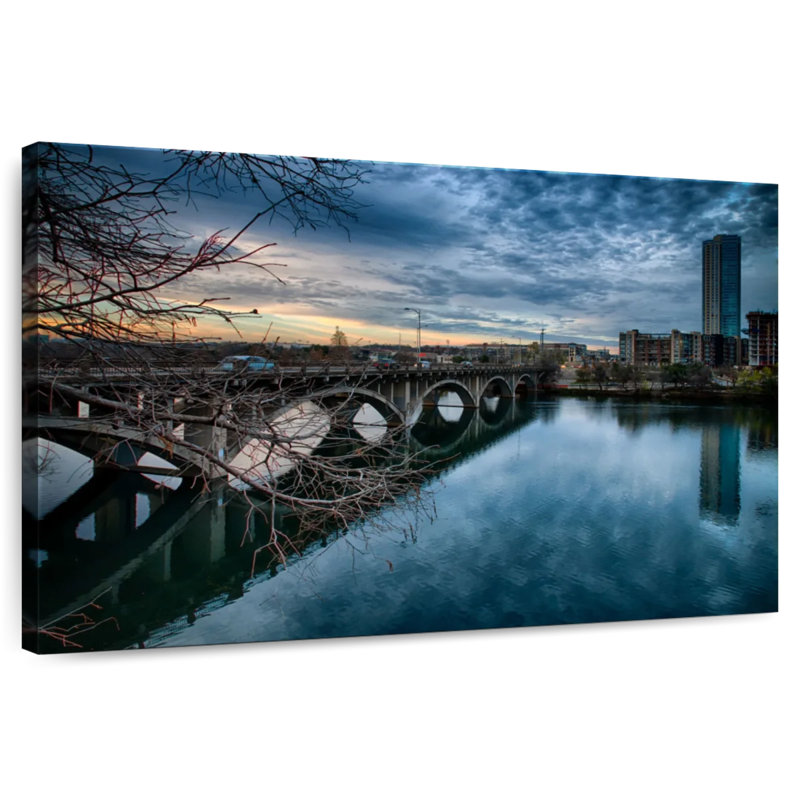 Lilie Lamar Boulevard Bridge, H 34 po x l 51 po