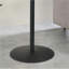 Table de bout Circa 17,5 po avec plateau texturé en marbre noir-392463485