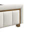 UK & EU Velvet Ottoman Bed with Fluted Gold-Trim Headboard, Luxury Gas-Lift Storage Bed, Beige/Black-1968579368-2049530070