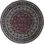 Wool Oriental Area Rug in Navy/Rust