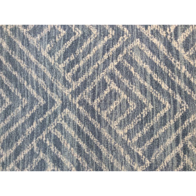 Tapis en denim touffeté à la main à motif géométrique Luisa