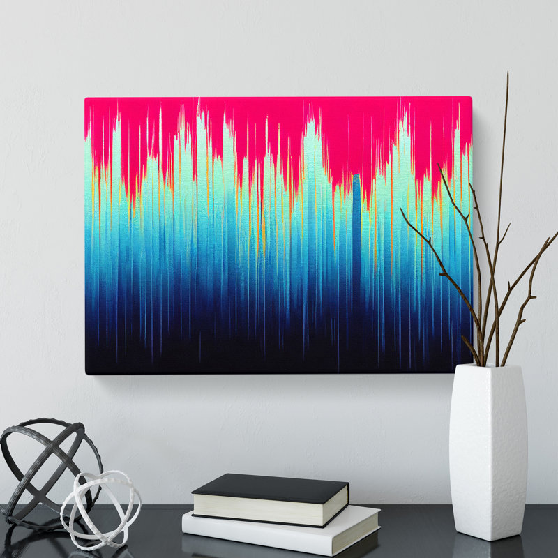 Equalizer Audio Vol.1 Abstract - Wrapped Canvas, 50cm H x 76cm W x 3cm D