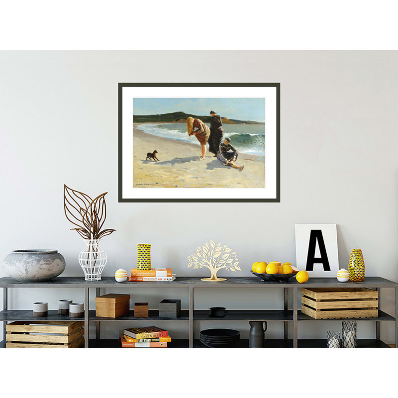 «Eagle Head Manchester Massachusetts (High Tide)» par Winslow Homer, impression giclée encadrée, H 30,6 po x l 41,5 po