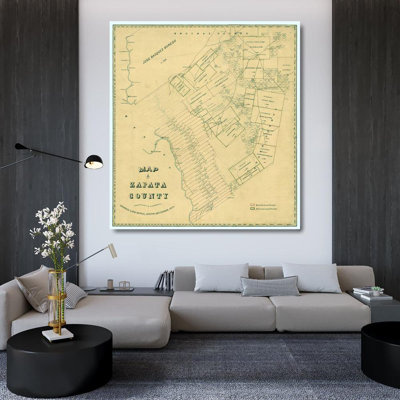 Red Barrel Studio® RBADDNEW Gallery Wrapped Canvas Art Titled: Zapata County Texas, Langermann