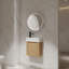 Meuble-lavabo mural avec lavabo en céramique et porte simple à fermeture amortie-56239882
