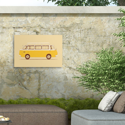 Florent Bodart  Yellow Van Outdoor  Canvas