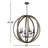 Luminaire suspendu sphère 6 lumières Maxwell