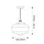 Choquette 1 - Light Schoolhouse Pendant-70573325-70573326