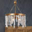 Plafonnier semi-encastré 3 lumières Boho