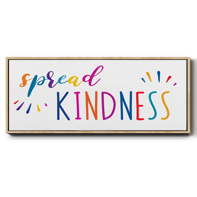 «Rainbow Kindness», toile encadrée, H 20 po x l 50 po