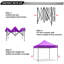 Abri instantané commercial 10 pi The Pop Up Canopies L 10 pi. D Auvent escamotable en métal-57807303