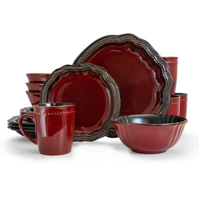Goodall Stoneware Dinnerware Set 16 Piece - Service for 4