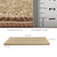Ensemble de 12 tapis en polypropylène Bullnose Brown-1109649822