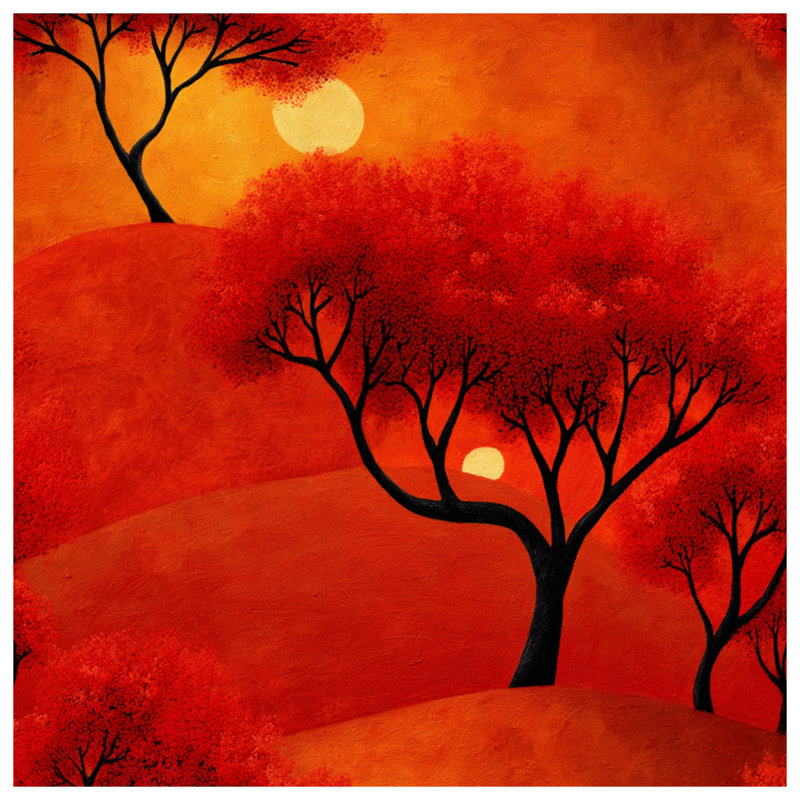 Rideau de douche Sunset, 70in W x 84in H