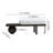 Entryway Bench,Modern Wooden Boucle Upholstered Bench with Abstract Metal Leg and Comfortable Lambswool Cushion for Entryway/Bedroom/Living Room-1506933689