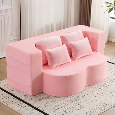 Grand canapé-lit pliable, canapé futon moelleux, canapé-lit convertible en mousse haute densité, canapé-lit pliable pour salon, chambre d'amis, chambre à coucher