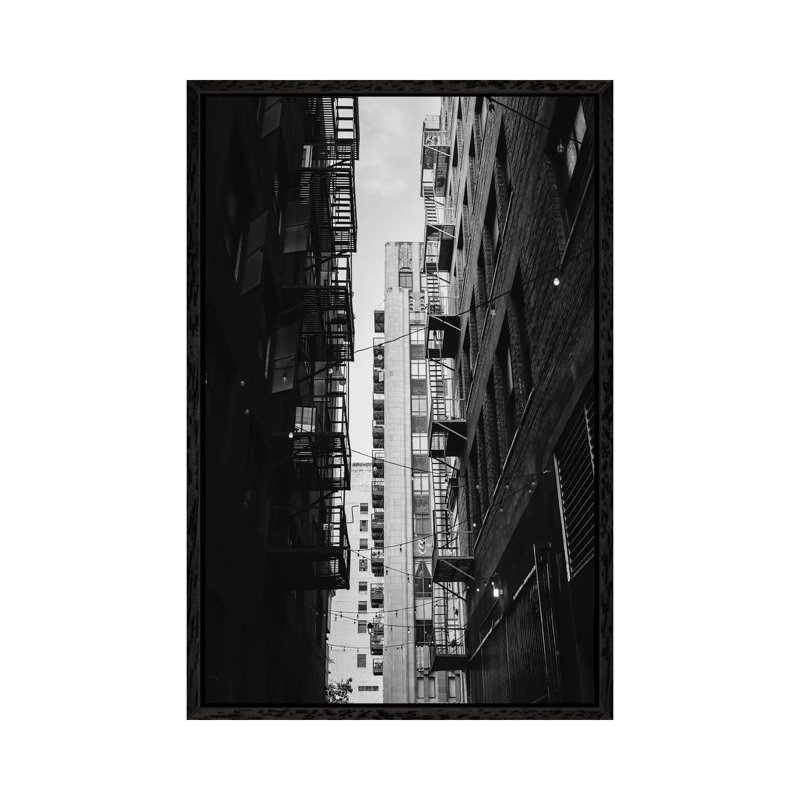 Downtown Los Angeles VII by Bethany Young - Print on Canvas, 101.6cm H x 66.04cm W x 3.81cm D, Black Framed
