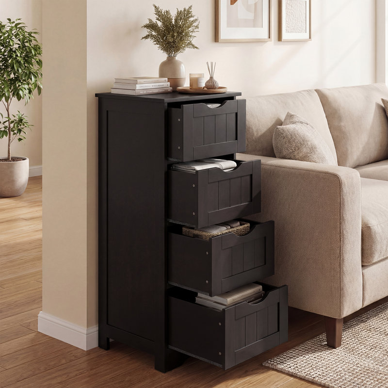 Jarriah Freestanding Bathroom Cabinet, Espresso