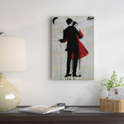 « true amour », impression sur toile tendue