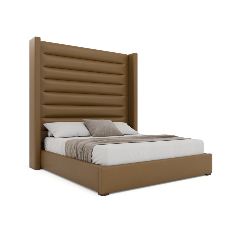 Lit haut Esparto, Caramel, Très grand