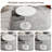 27.6-Inch White-Veined Marble Top Coffee Table, Mid-Century Modern Style, Ideal For Small Spaces And Elegant Living-2051517858