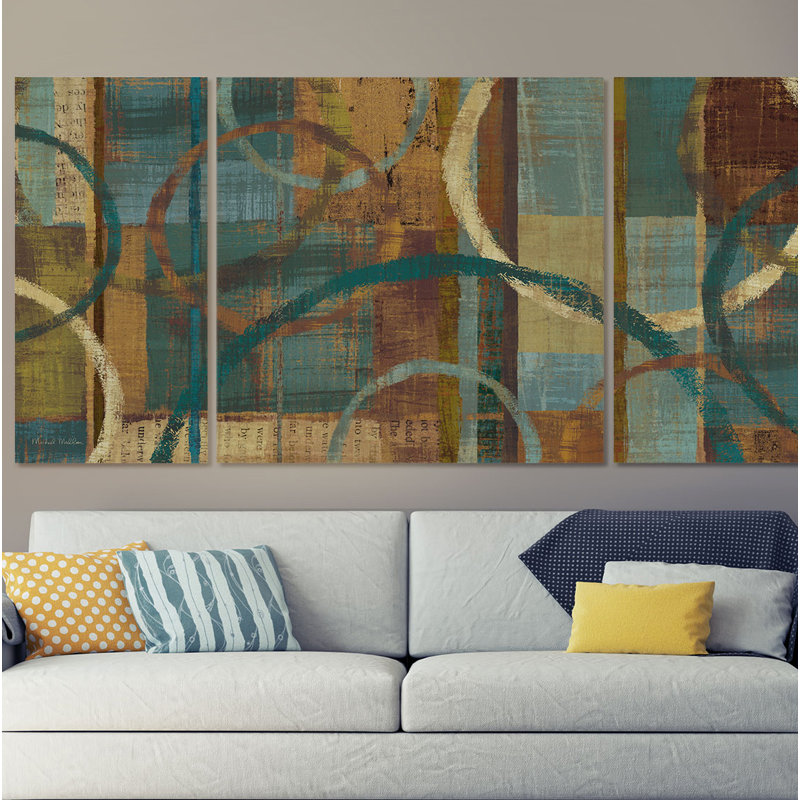 " Tranquillity " Painting Print, 40" H x 80" W x 1.5" D