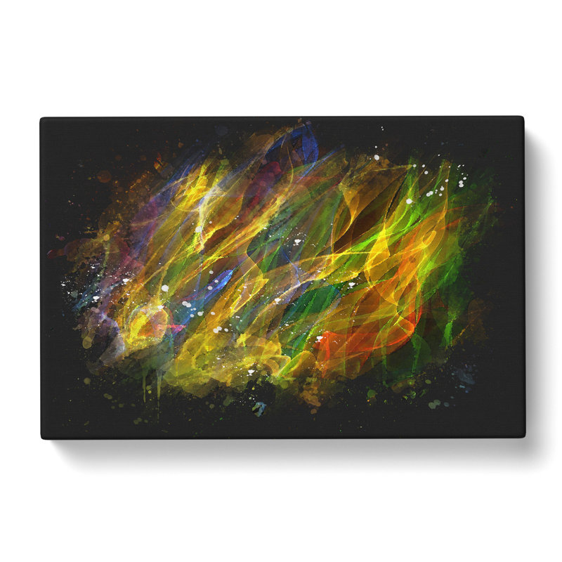 Rainbow Smoke Vol (7) - Wrapped Canvas, 35cm H x 50cm W x 3cm D