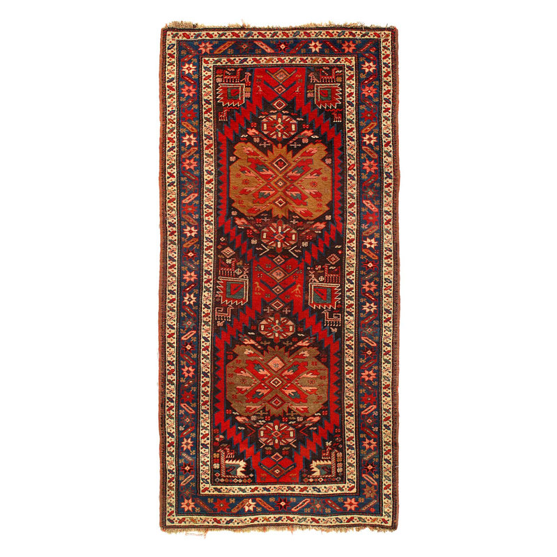 Rust Antique Persian NW Rug 3'5"x 7'