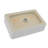 19.63"X13.69" White Ceramic Rectangular Vessel Bathroom Sink